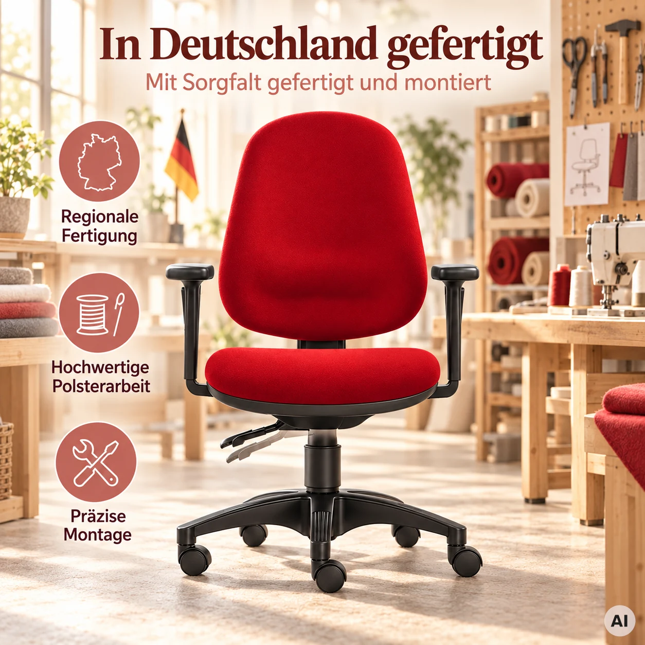 Lady Swing - Home Office Bürostuhl für die Frau
